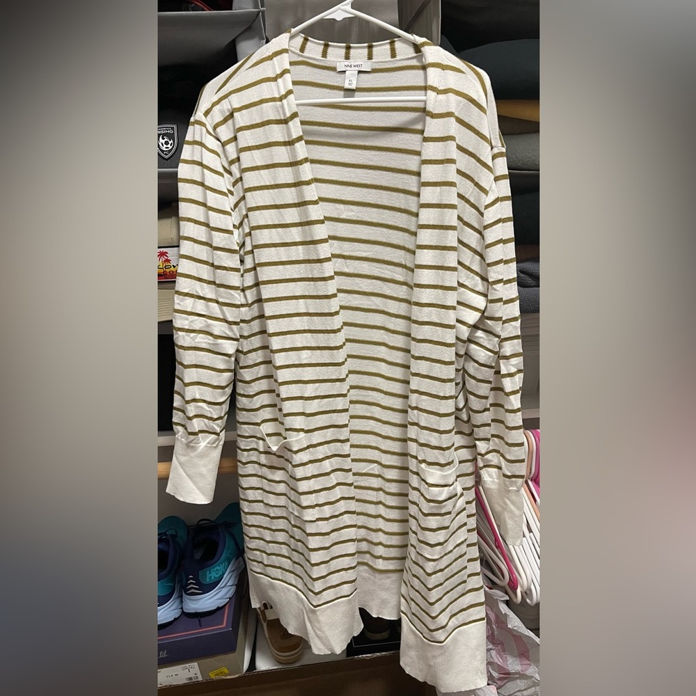 Striped cardigan